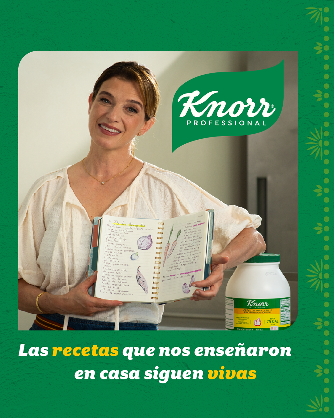 Unilever Food Solutions Facebook ad: Las recetas que nos enseñaron en casa siguen…