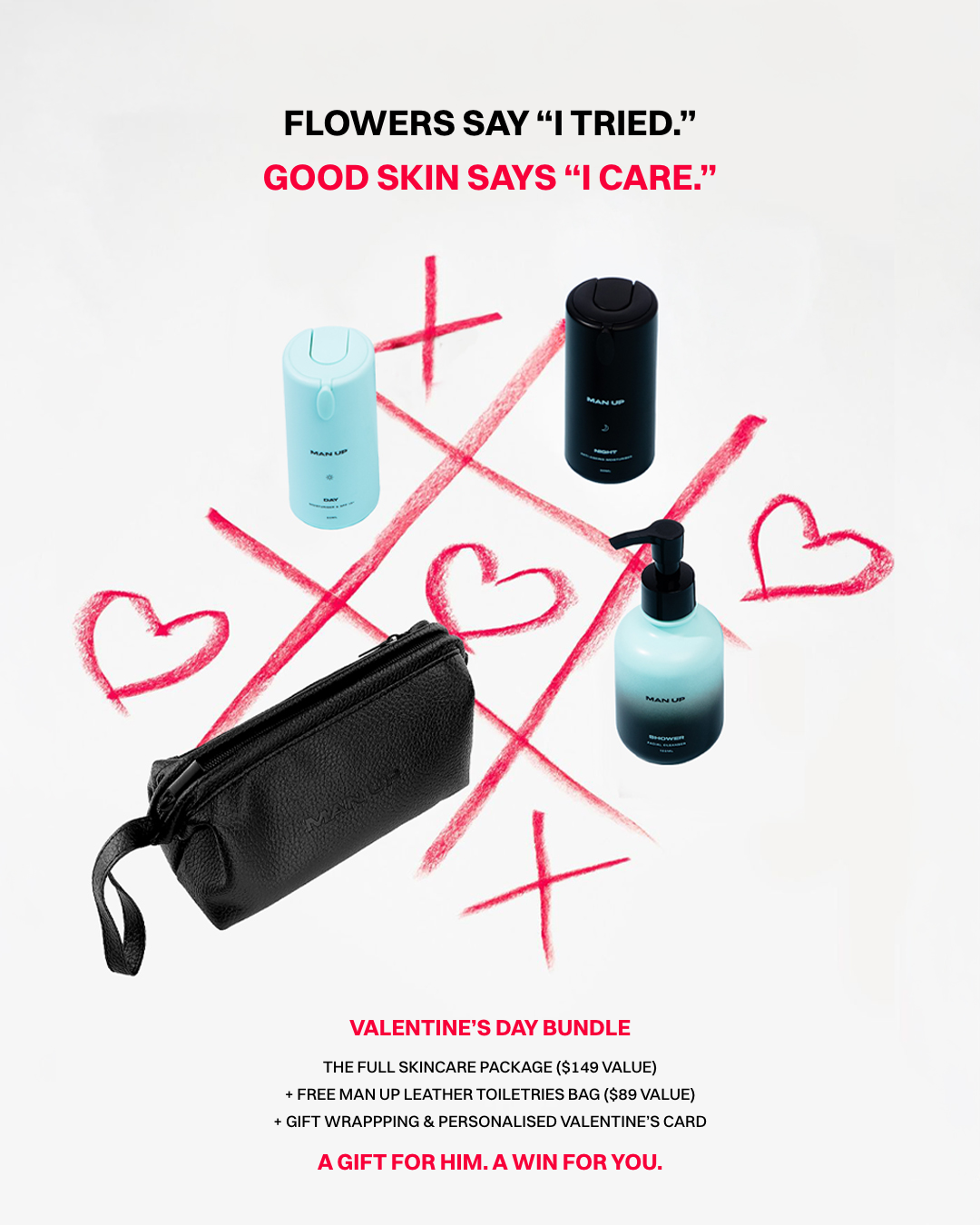 Man Up Skin Facebook ad