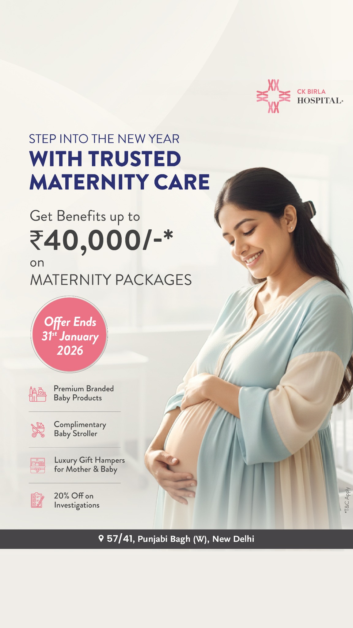 CK Birla Hospital Facebook ad