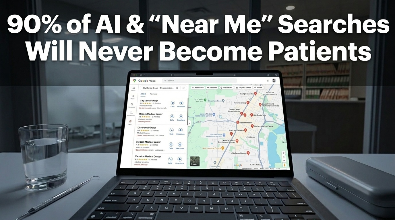 Dr. Riley Health Talk Facebook ad: AI and Near Me Searches = Not New Patients