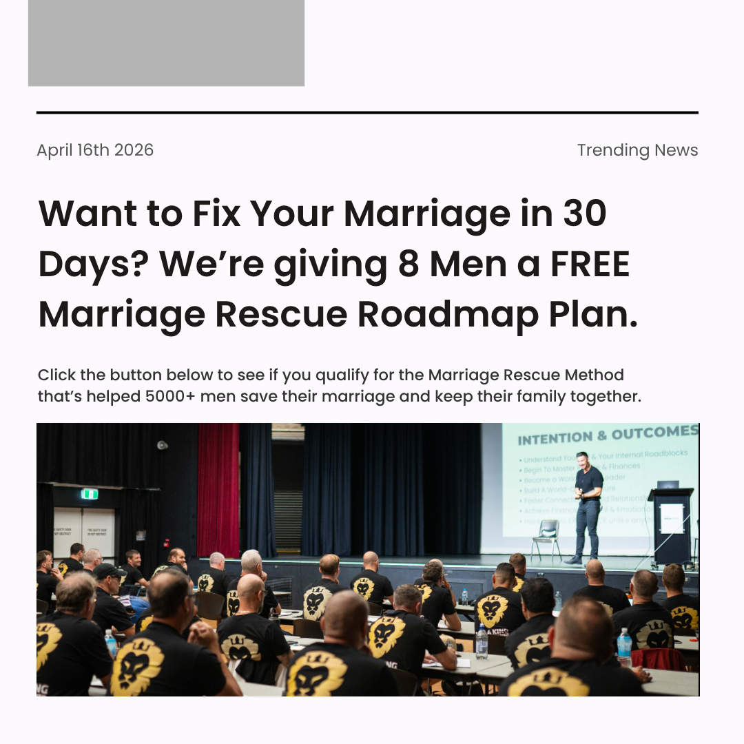 The Empowered Man Method Facebook ad: Fix A Broken Marriage In 30 Days (Or Less)
