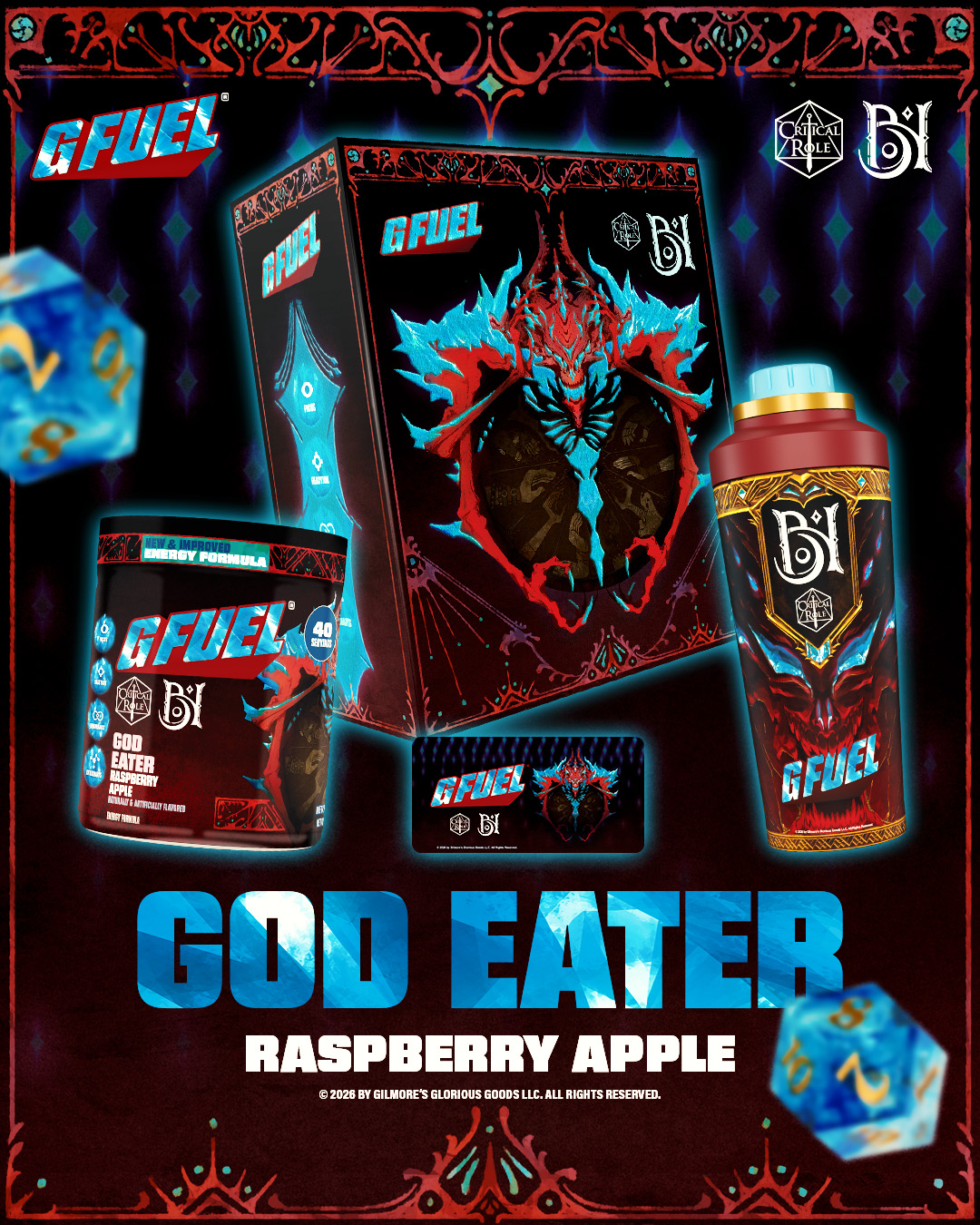 G FUEL Facebook ad: God Eater Collector’s Box