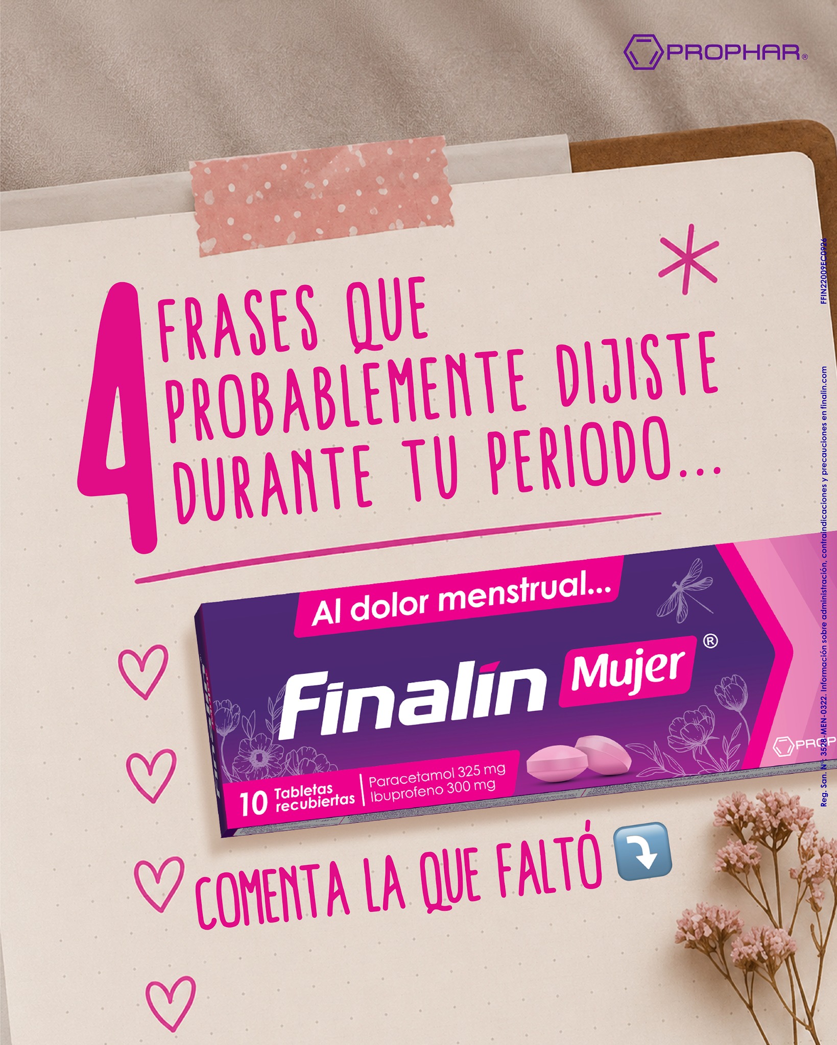 Finalín Facebook ad