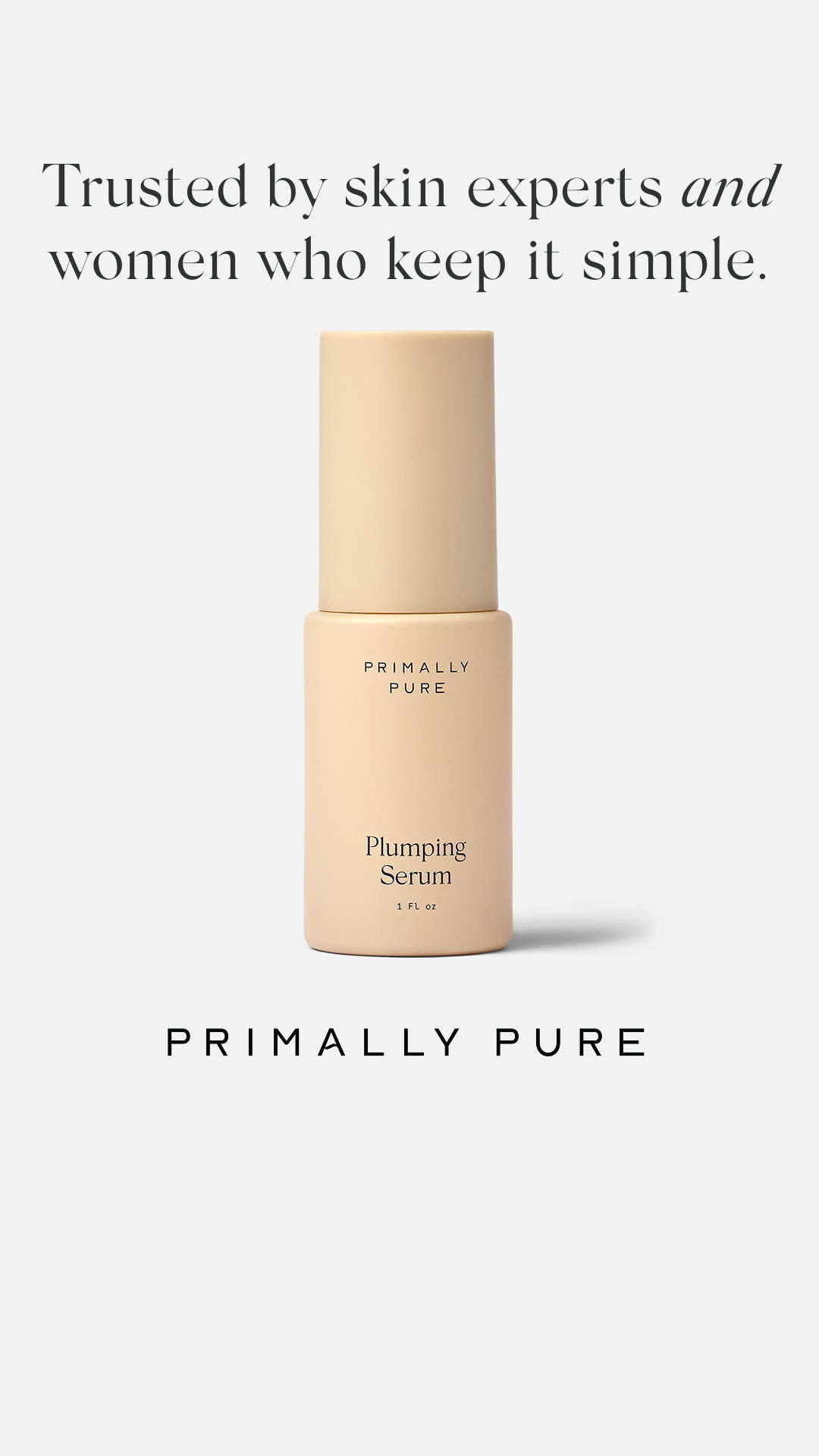 Primally Pure Skincare Facebook ad