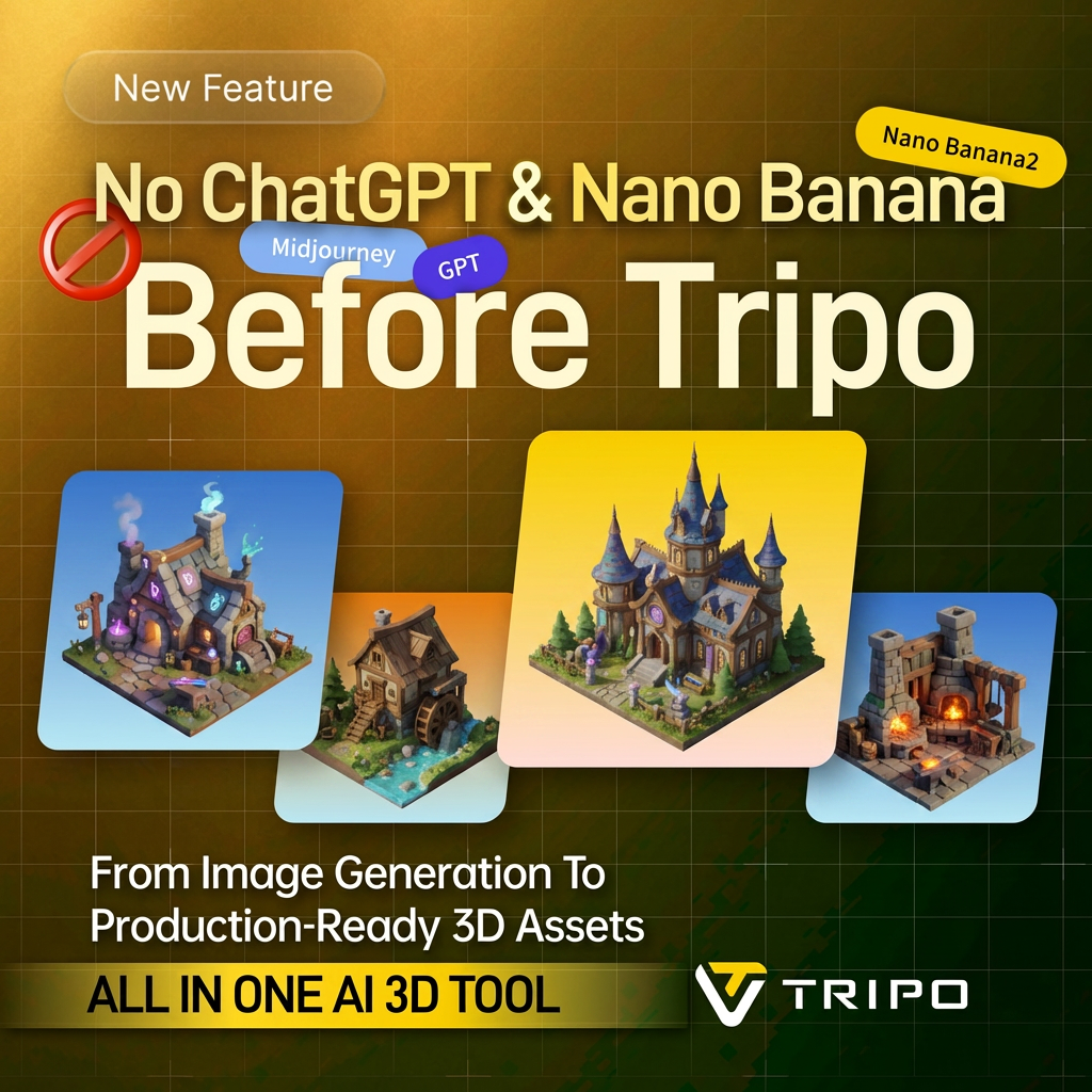 Tripo3D Facebook ad