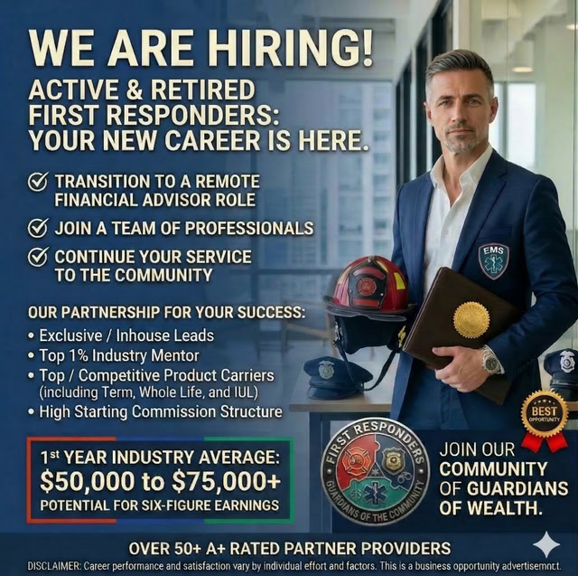 First Responders Financial Group Facebook ad