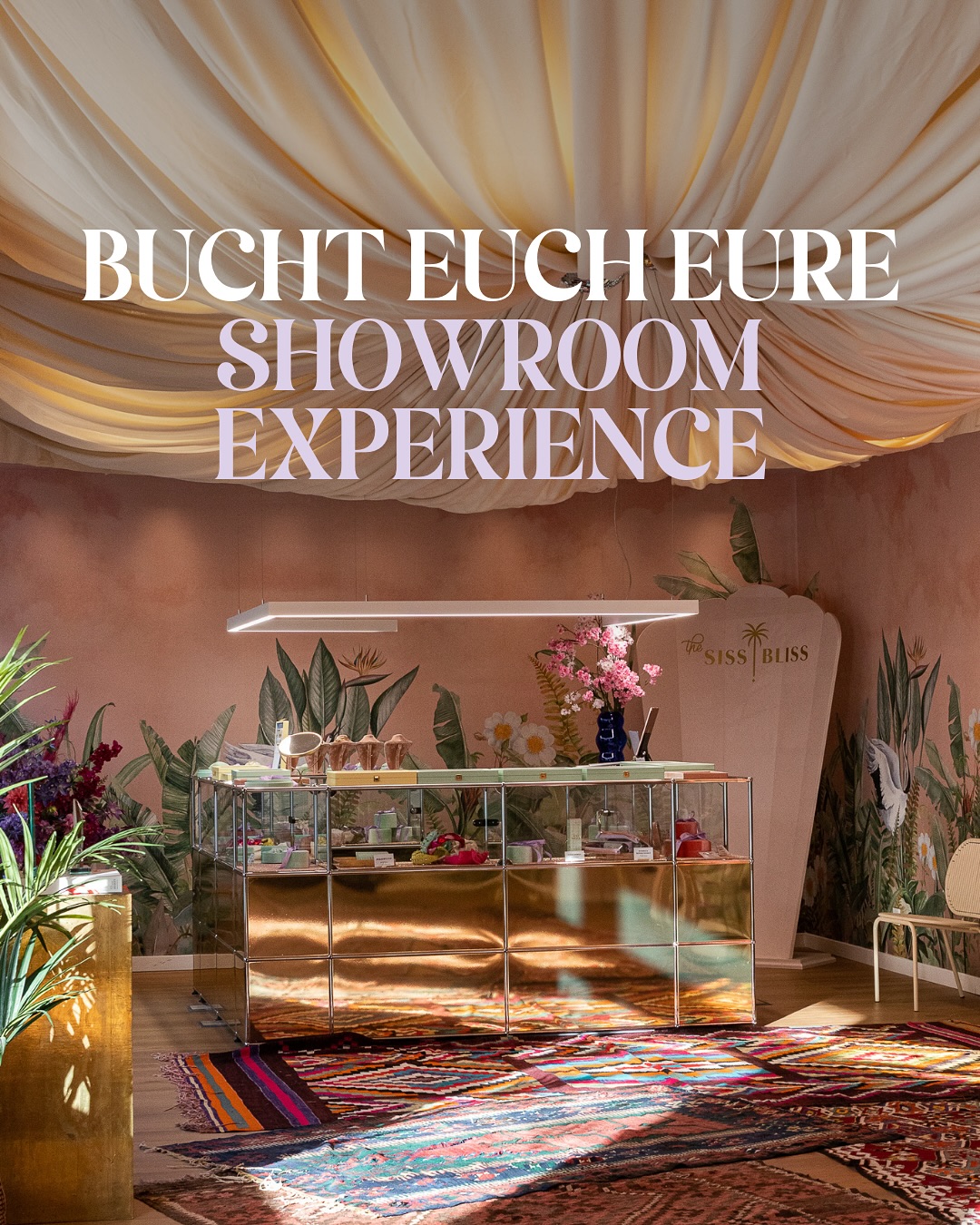 The SISS BLISS Facebook ad: Wir freuen uns darauf Euch im Showroom zu…