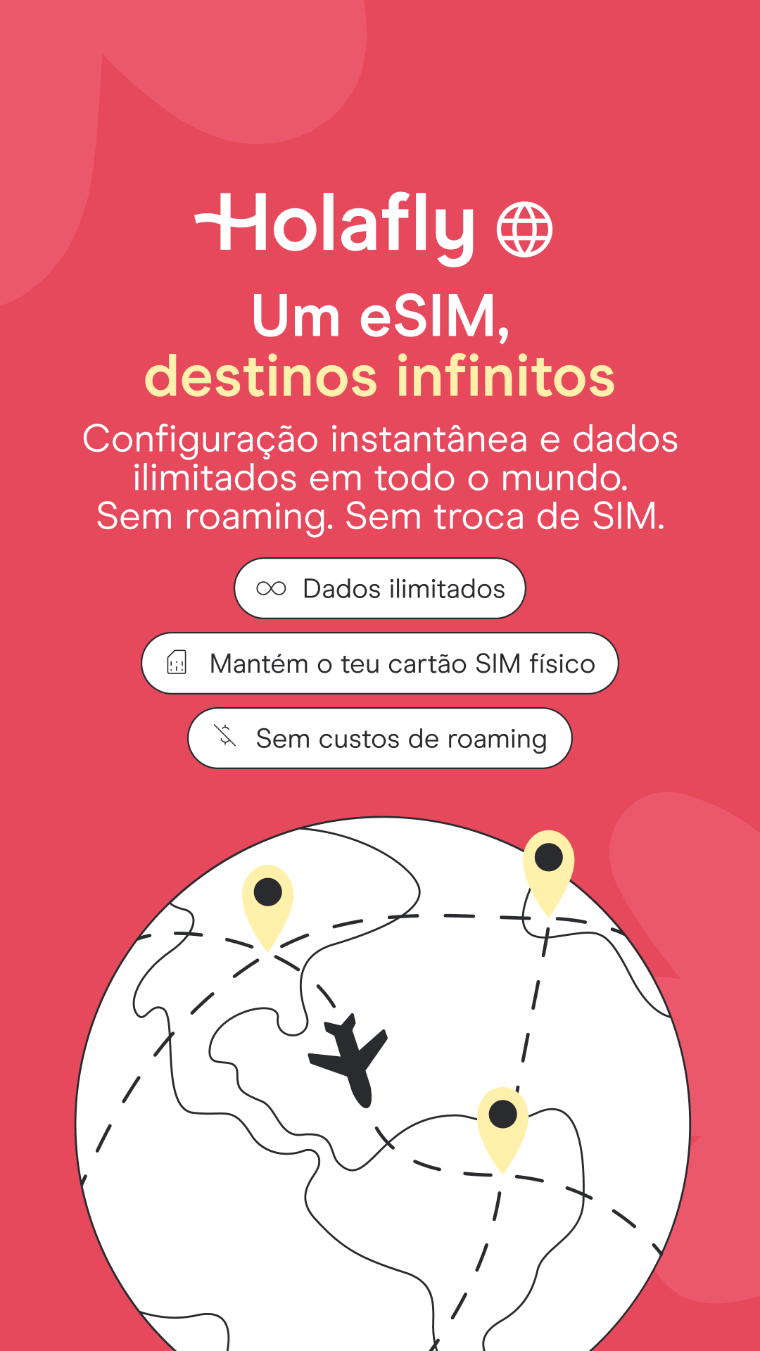 Holafly Portuguese Facebook ad