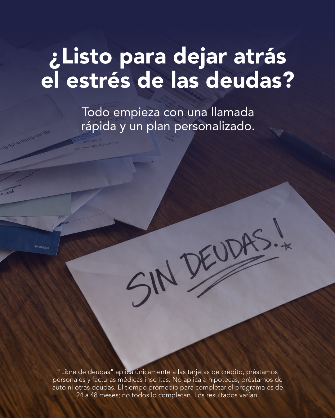 National Debt Relief Facebook ad