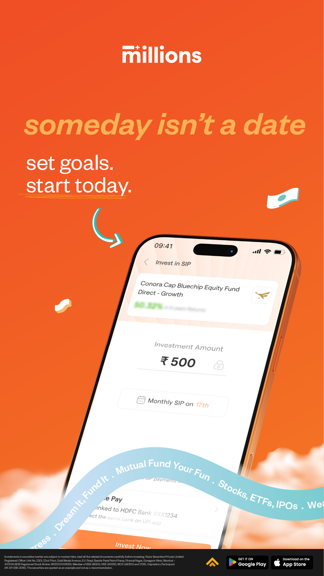 Millions app Facebook ad