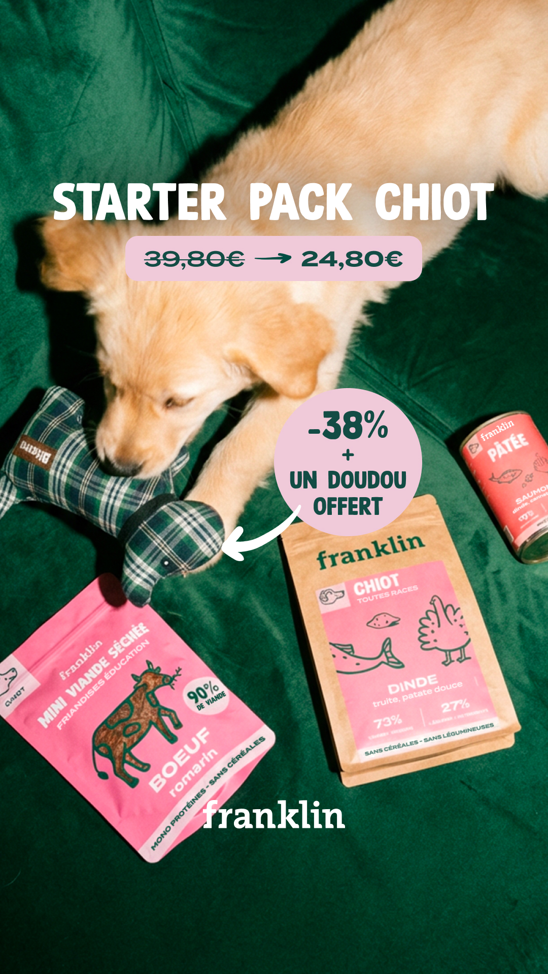 Franklin Pet Food Facebook ad
