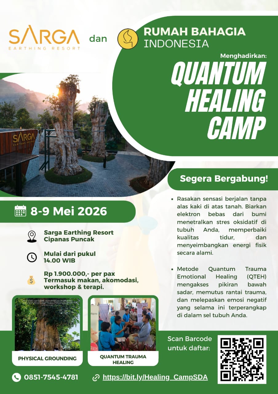 Rumah Bahagia Indonesia Facebook ad: QUANTUM HEALING CAMP