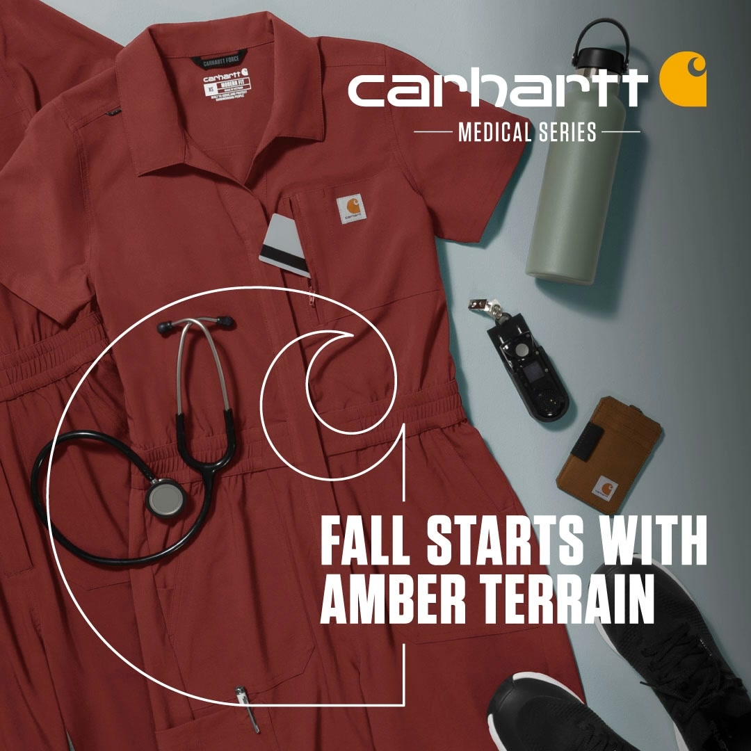 Wink Scrubs Facebook ad: NEW CARHARTT FALL COLOR