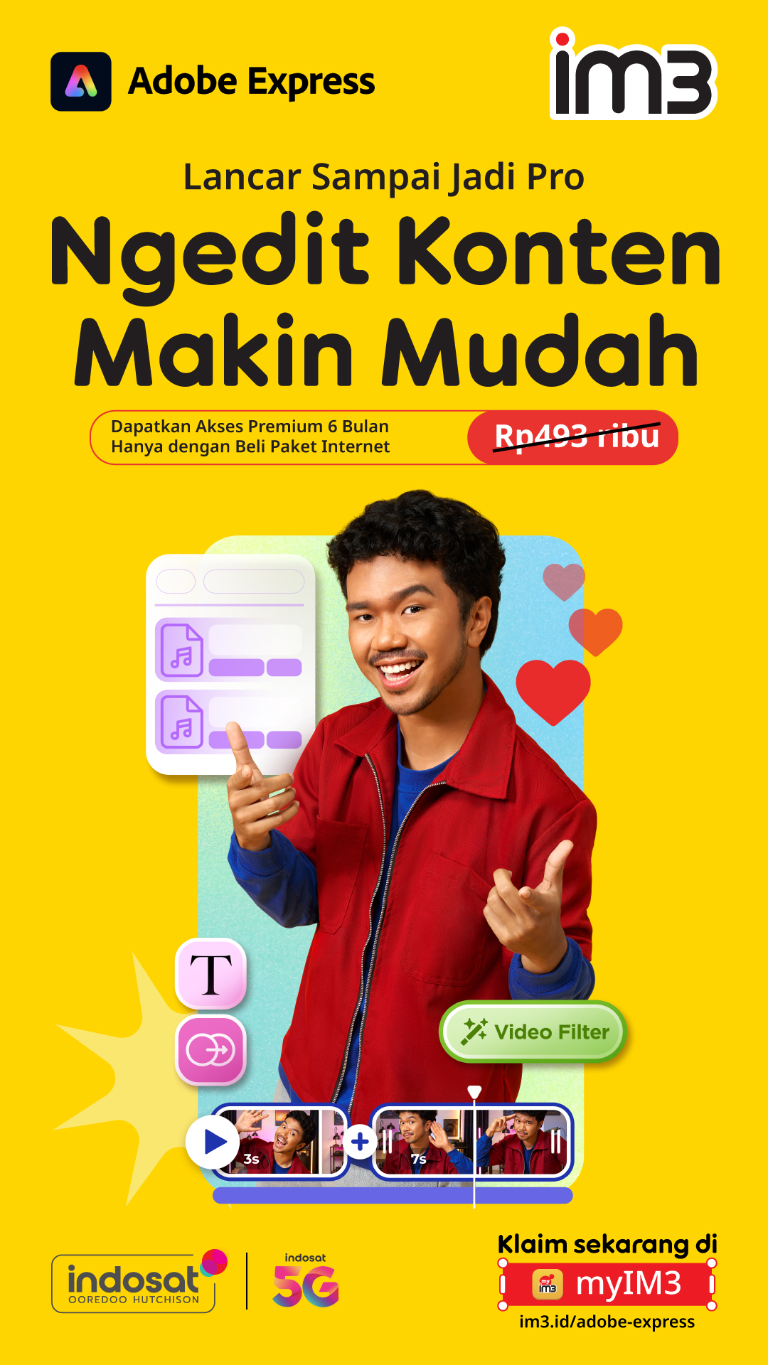 Indosat IM3 Facebook ad