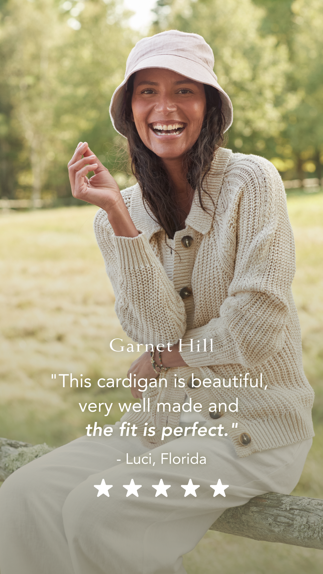 Garnet Hill Facebook ad