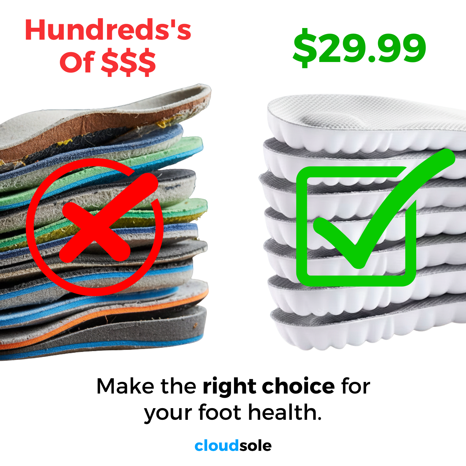 CloudSole Facebook ad