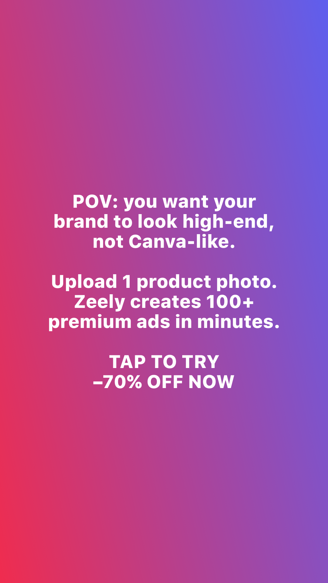 Zeely Facebook ad