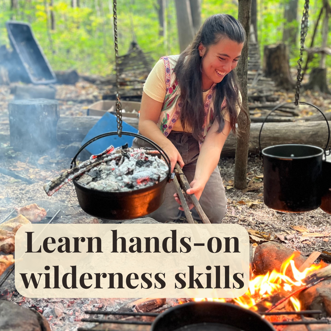 Wise Oak Wilderness Facebook ad: Courses in all seasons