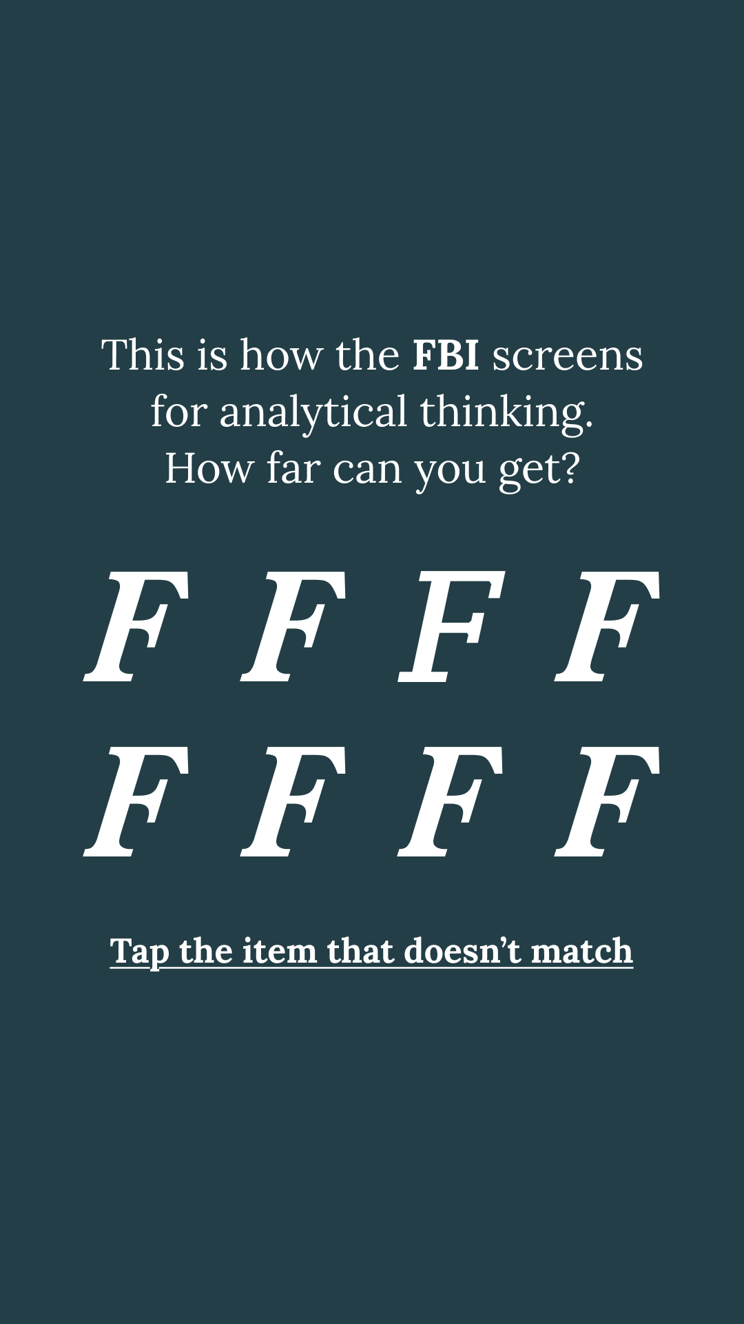 Brain Health Check Facebook ad