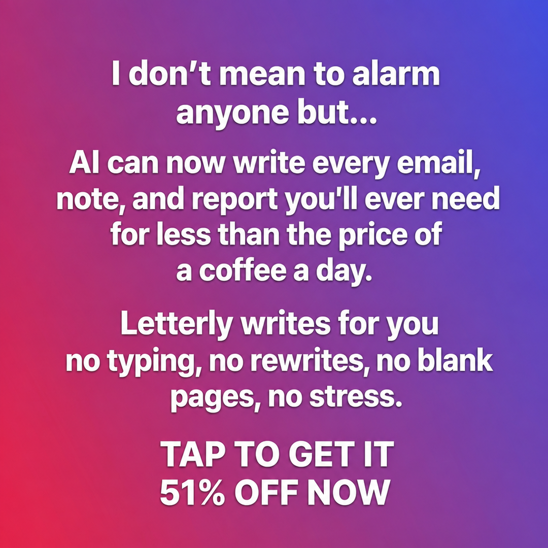 Letterly Facebook ad