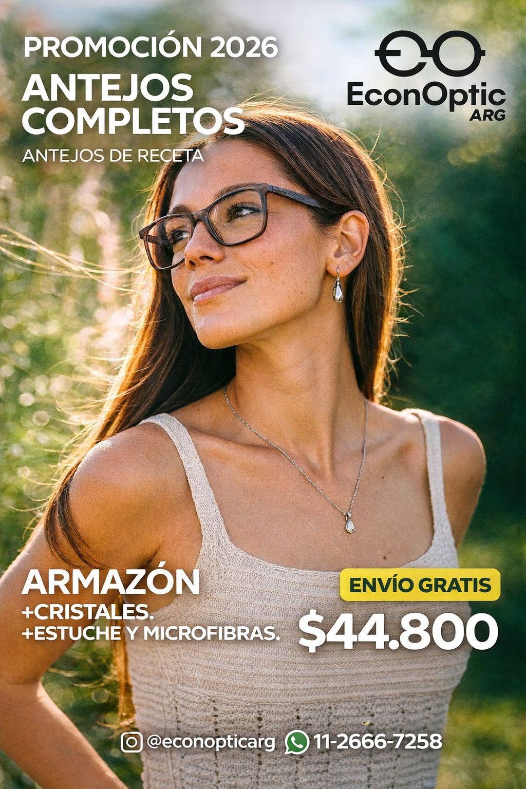 EconOpticarg Facebook ad: PROMOCIÓN 2026 | ANTEOJOS COMPLETOS