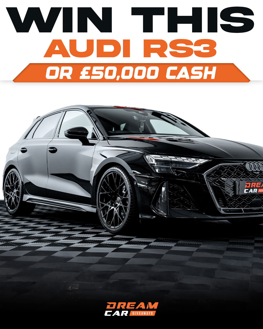 Dream Car Giveaways Facebook ad