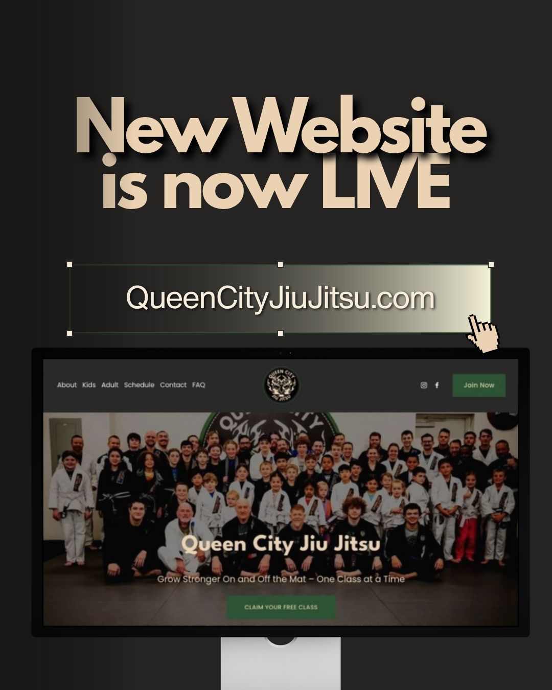 Queen City Jiu Jitsu Facebook ad: It's finally live!