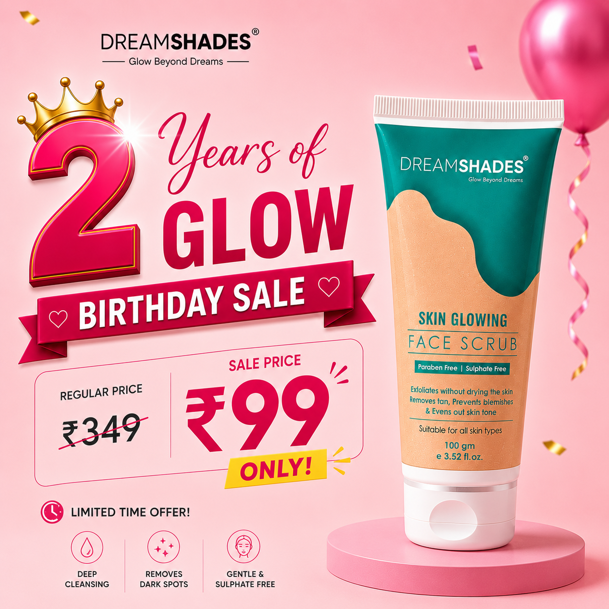 DreamShades Facebook ad