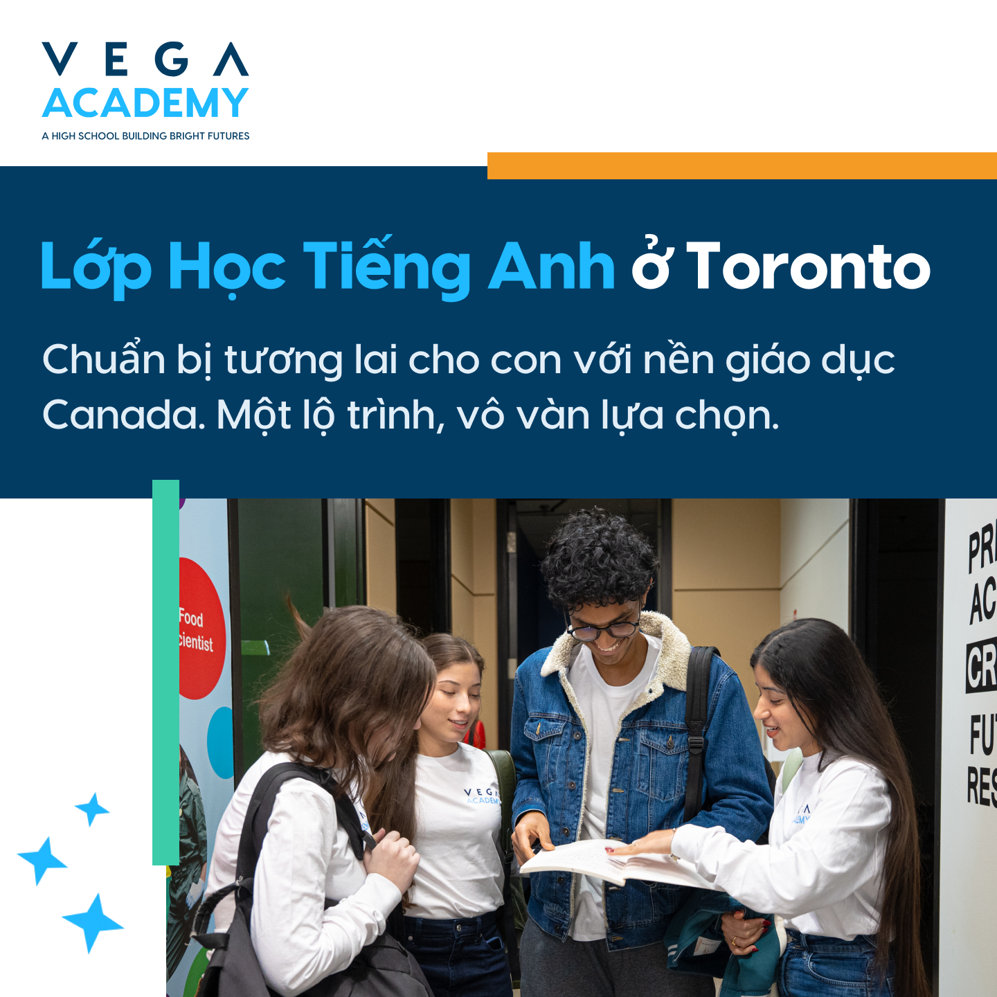 VEGA Academy Facebook ad from Mar 14, 2026