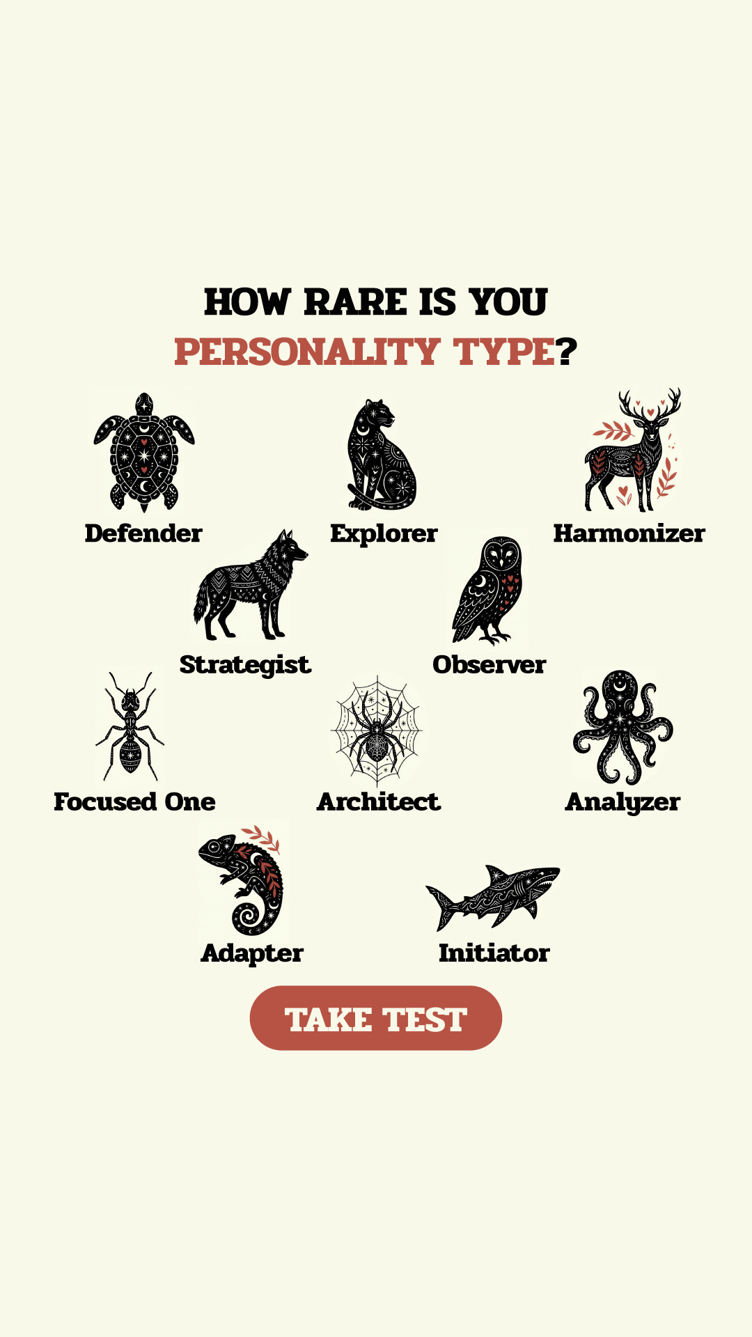 Personality Type Facebook ad