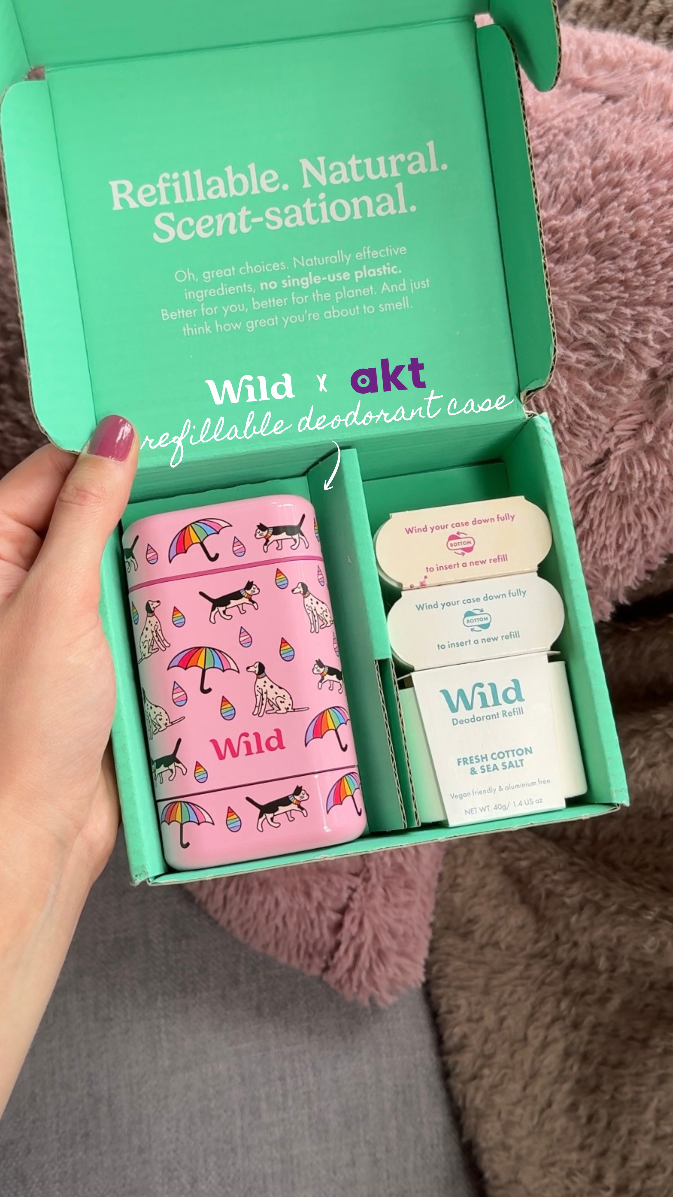 Wild Facebook ad: Express yourself, sustainably