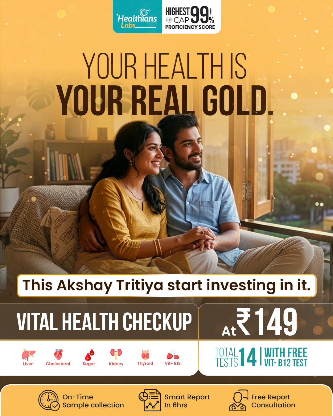 Healthians Facebook ad