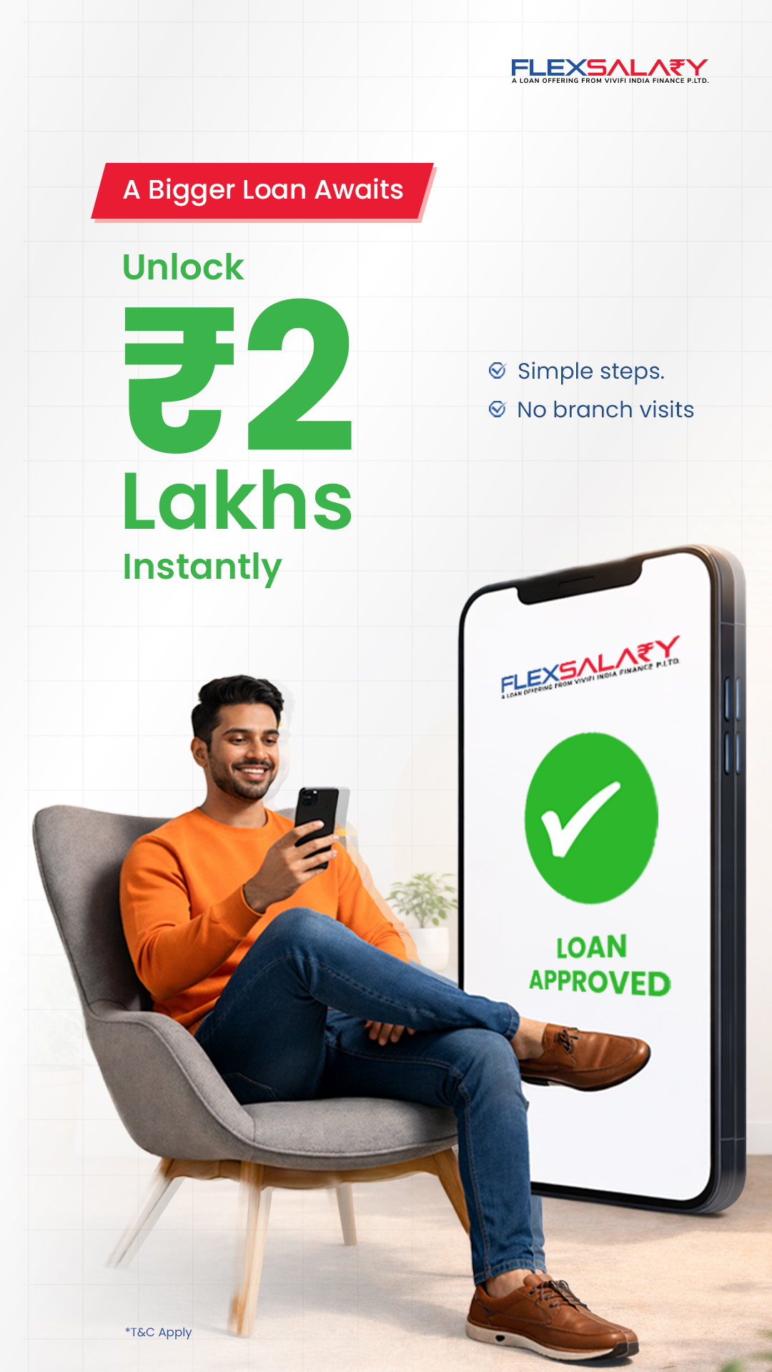 FlexSalary Facebook ad from May 19, 2026