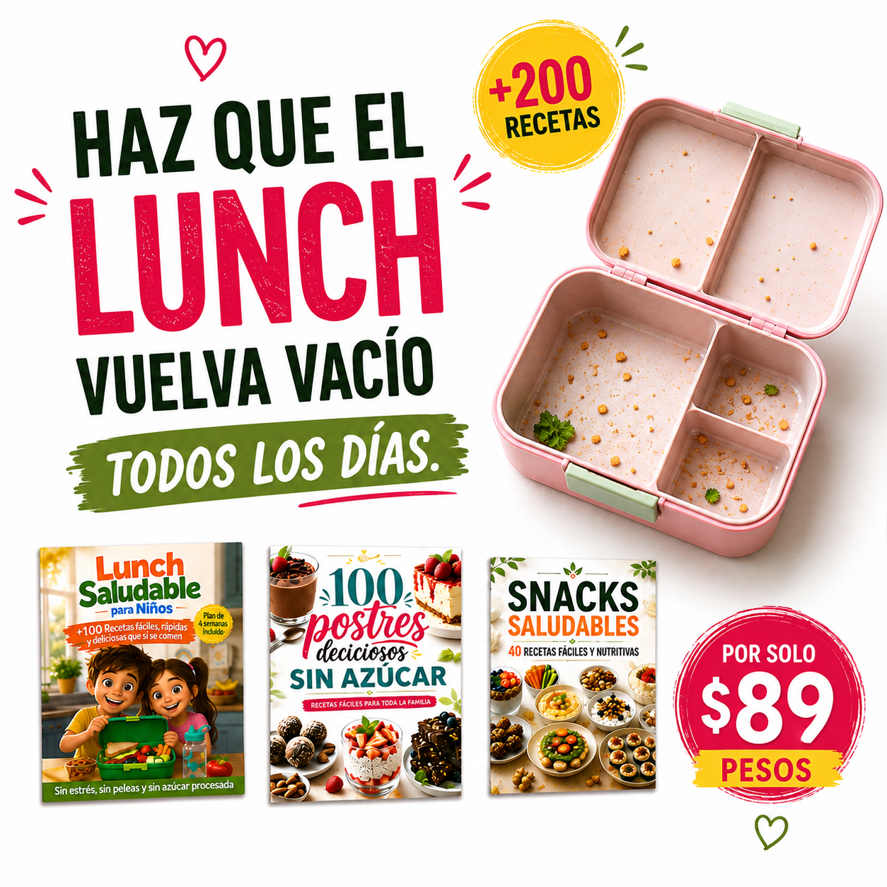 Dulce Modo on Facebook ad: ¿Se acabaron las ideas para preparar comidas saludables?