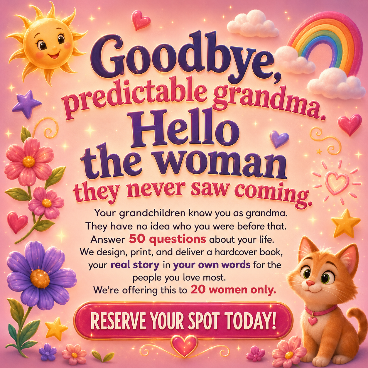 Memowrite Facebook ad
