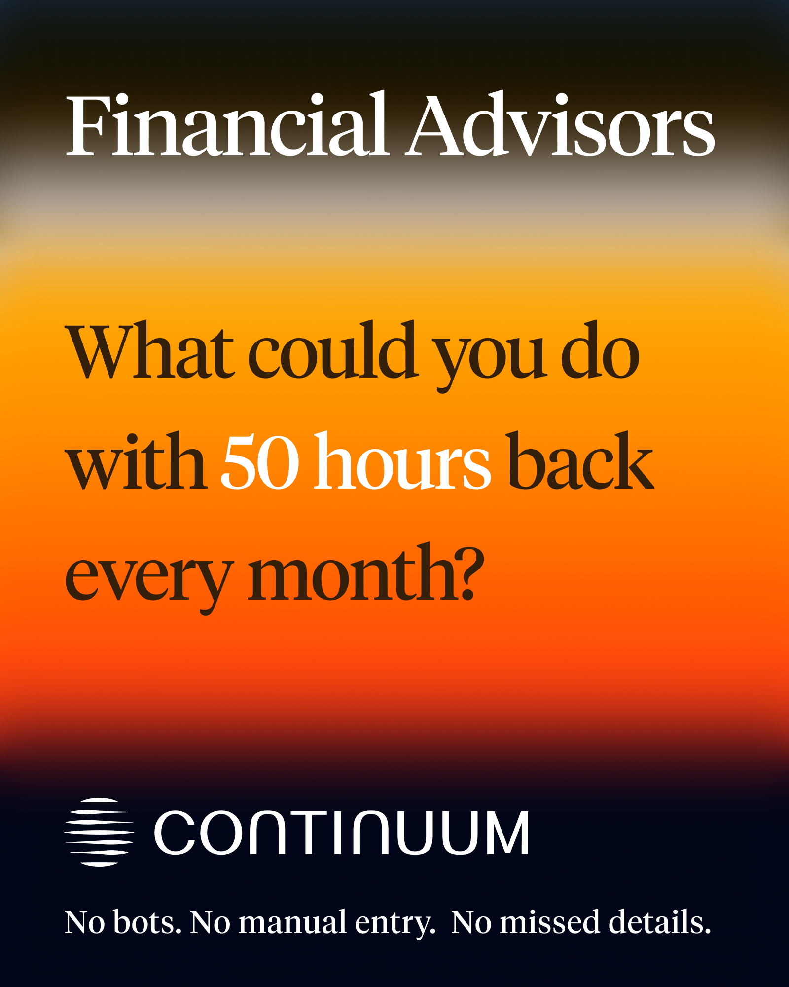 Continuum AI Facebook ad
