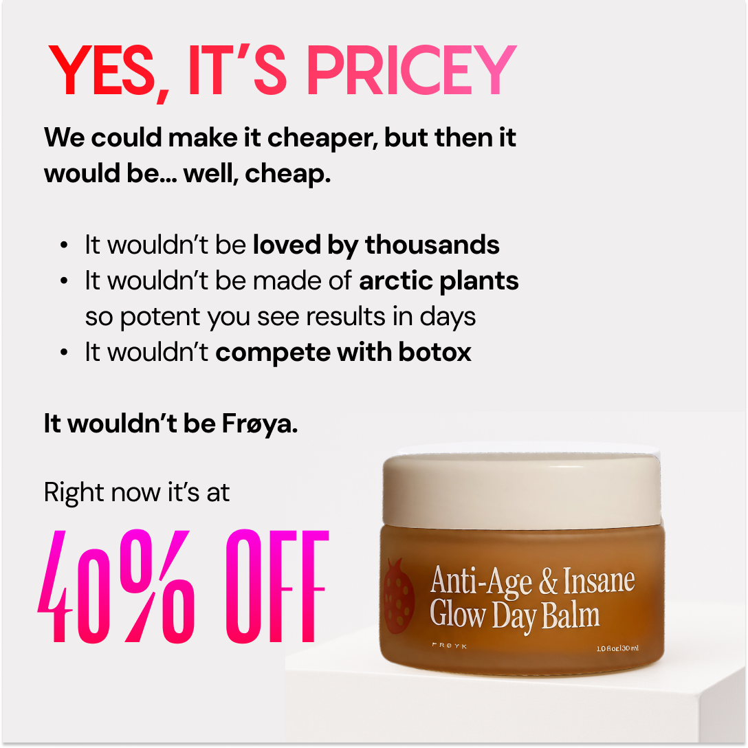 Frøya Organics Facebook ad