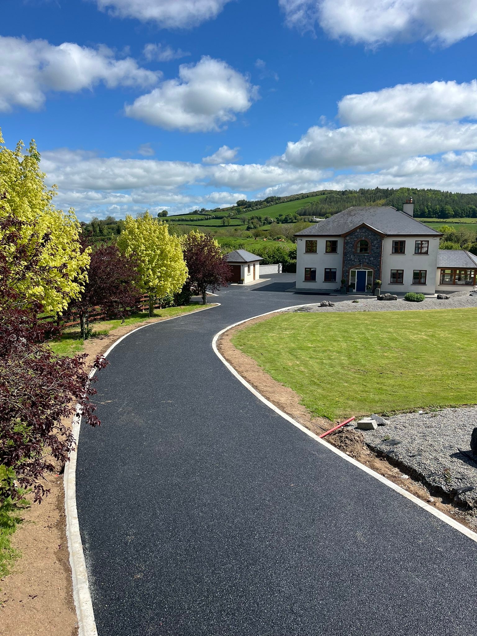 GH groundworks Facebook ad: Prep and Sma macadam completed in Co.Kilkenny