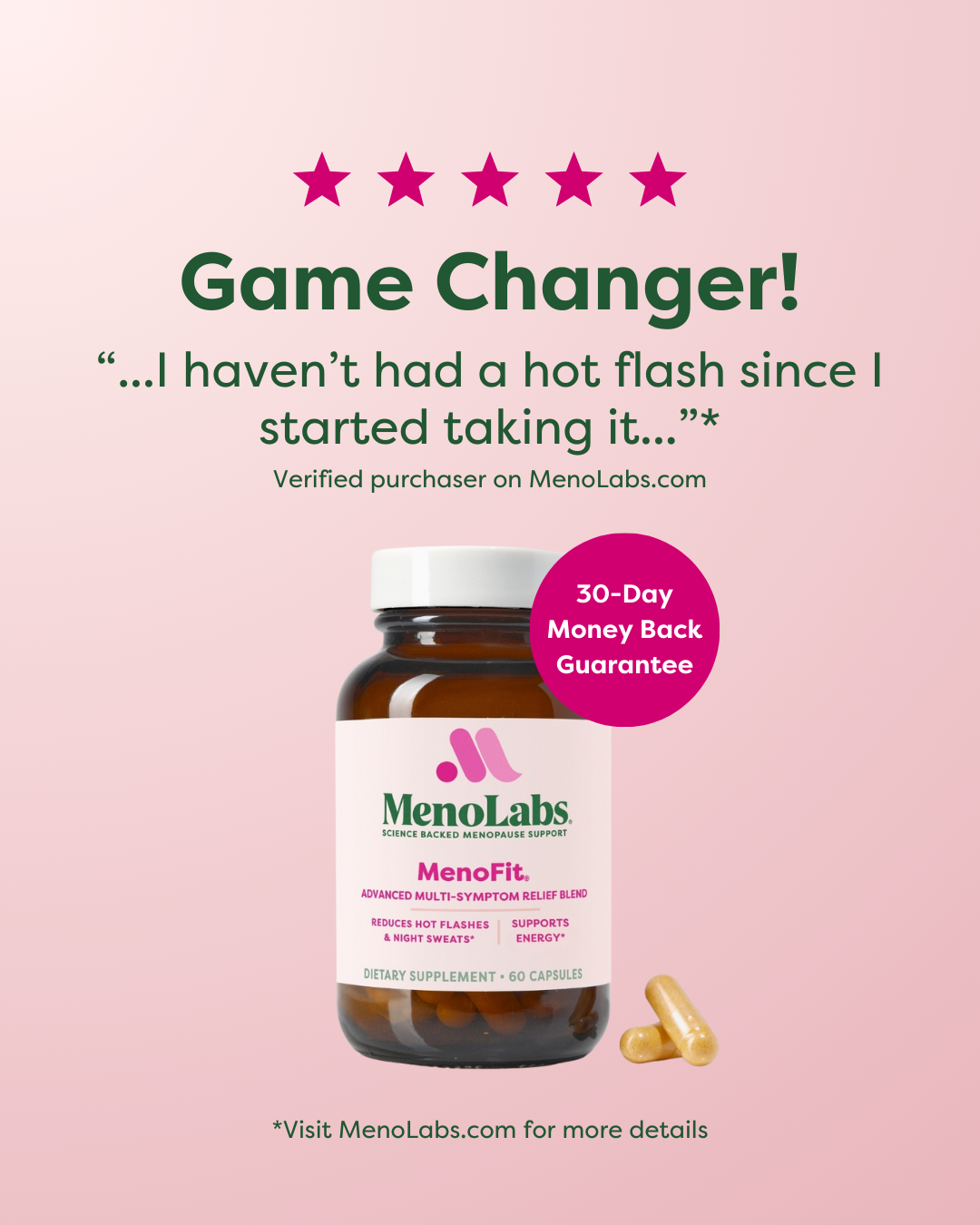 MenoLabs Facebook ad