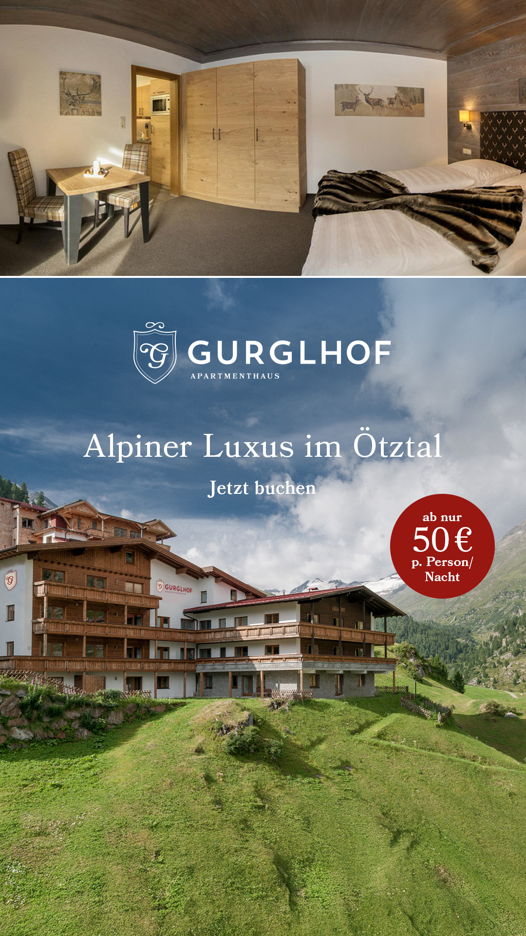 Gurglhof Hotel & Apartmenthaus Facebook ad from Jun 8, 2026