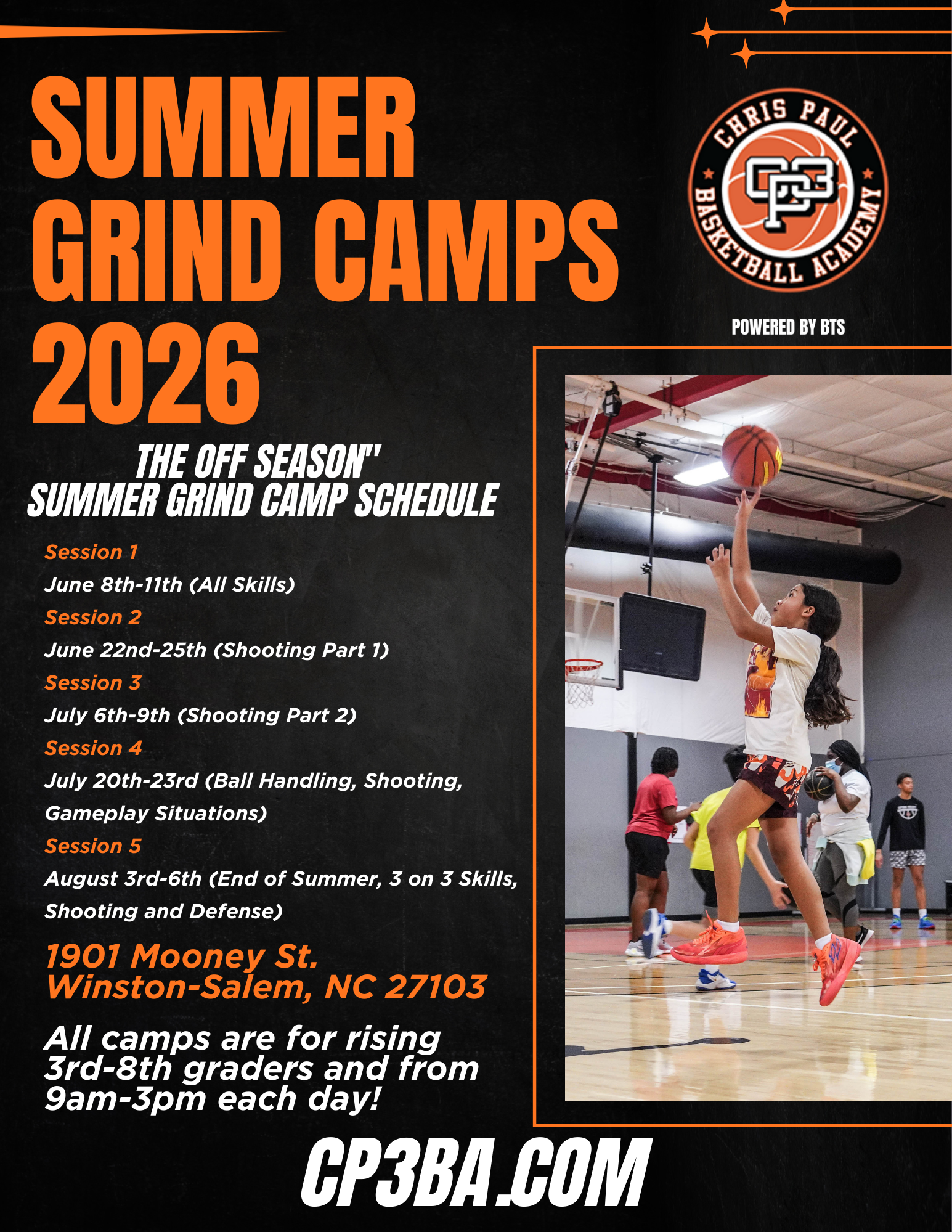 CP3 Basketball Academy Facebook ad