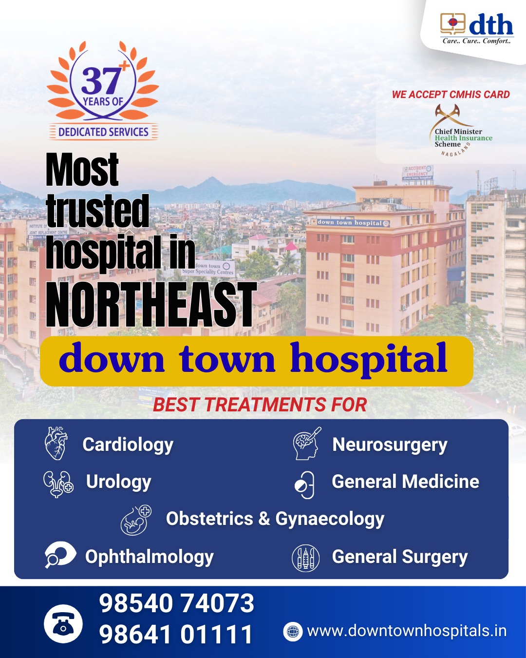 down town hospital Facebook ad: Good News for Nagaland Patients