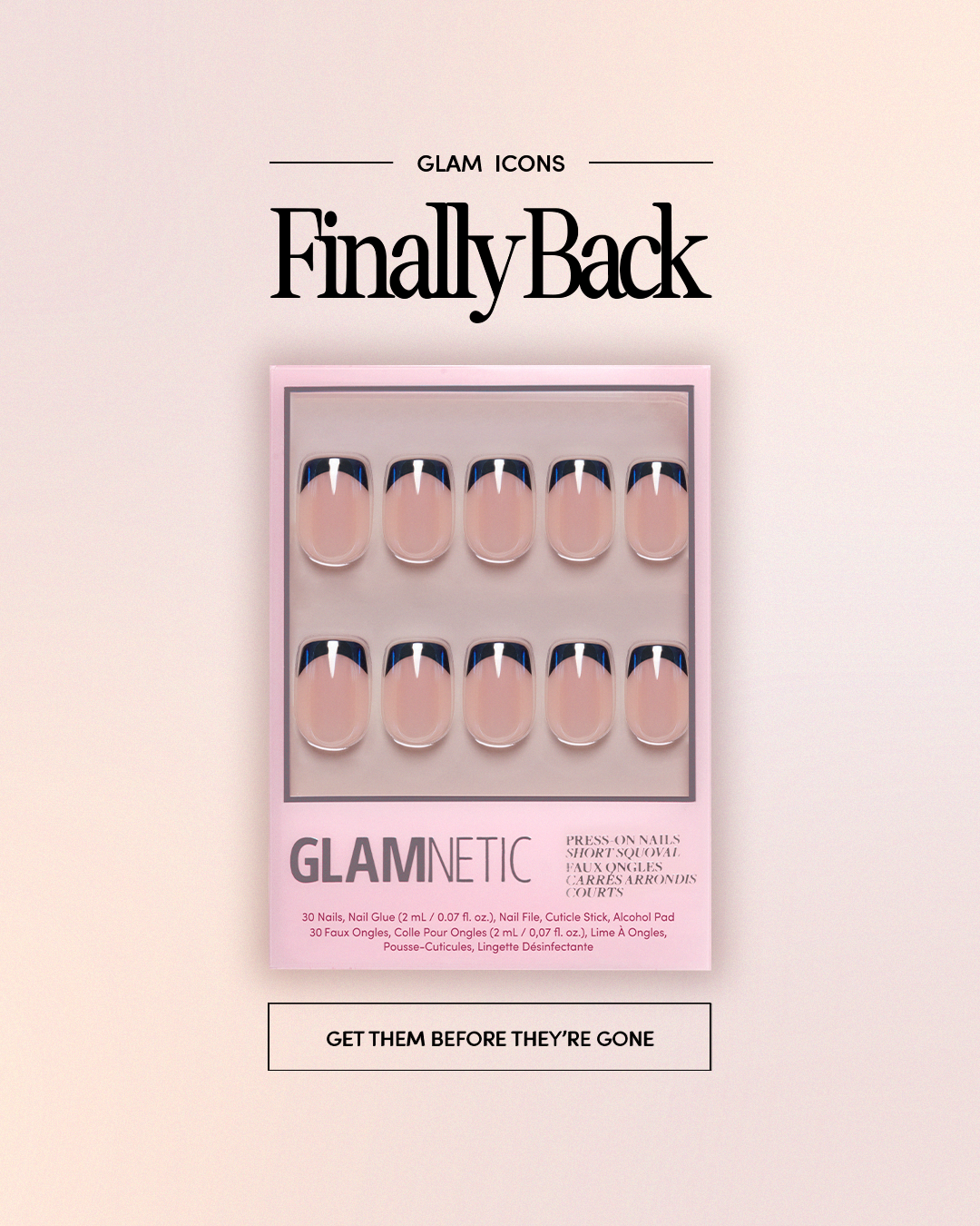 Glamnetic Facebook ad