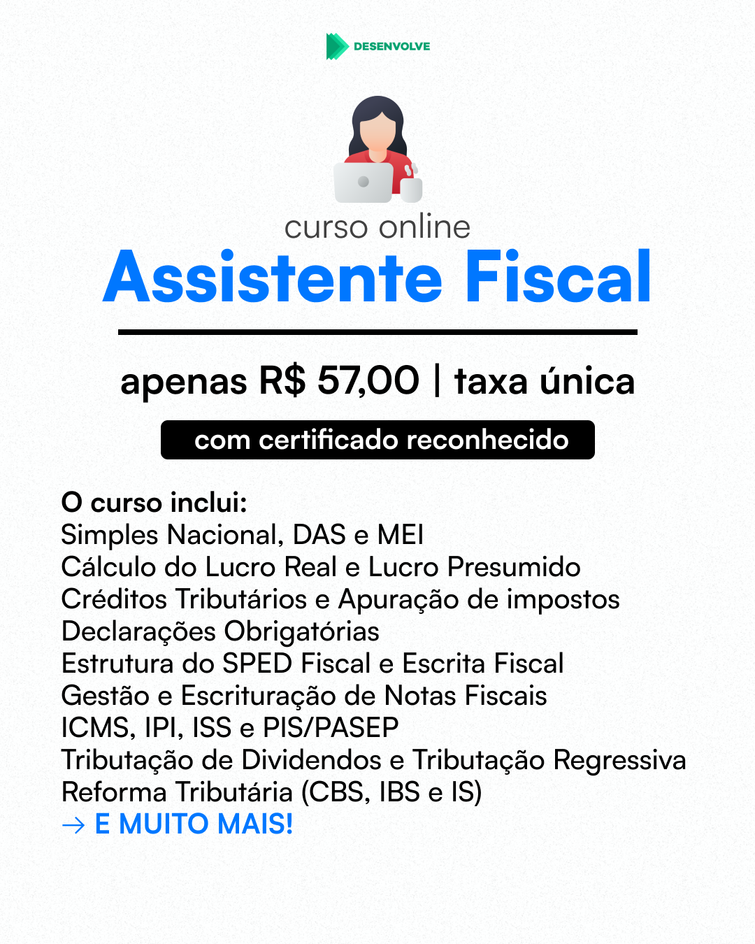Desenvolve Cursos Facebook ad