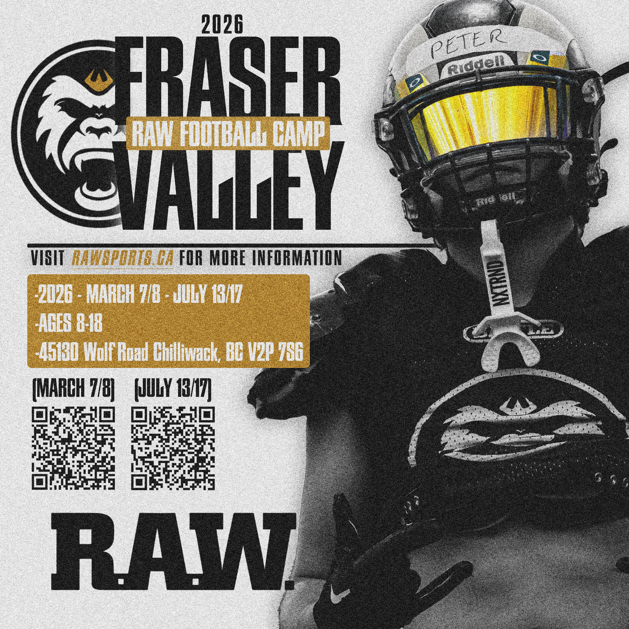 RAW Sports Facebook ad