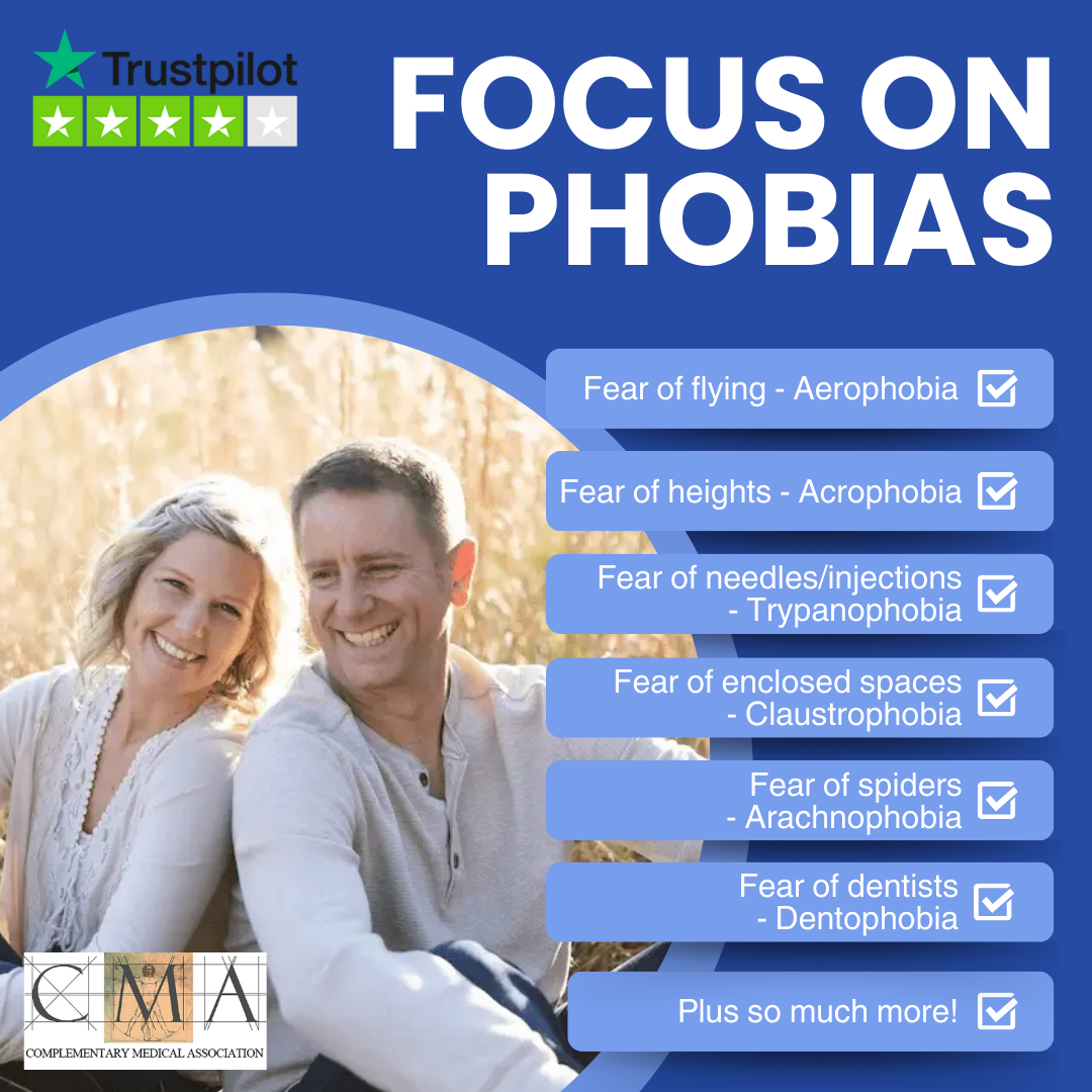 Divine Hypnotherapy Facebook ad: Do you suffer from a phobia?