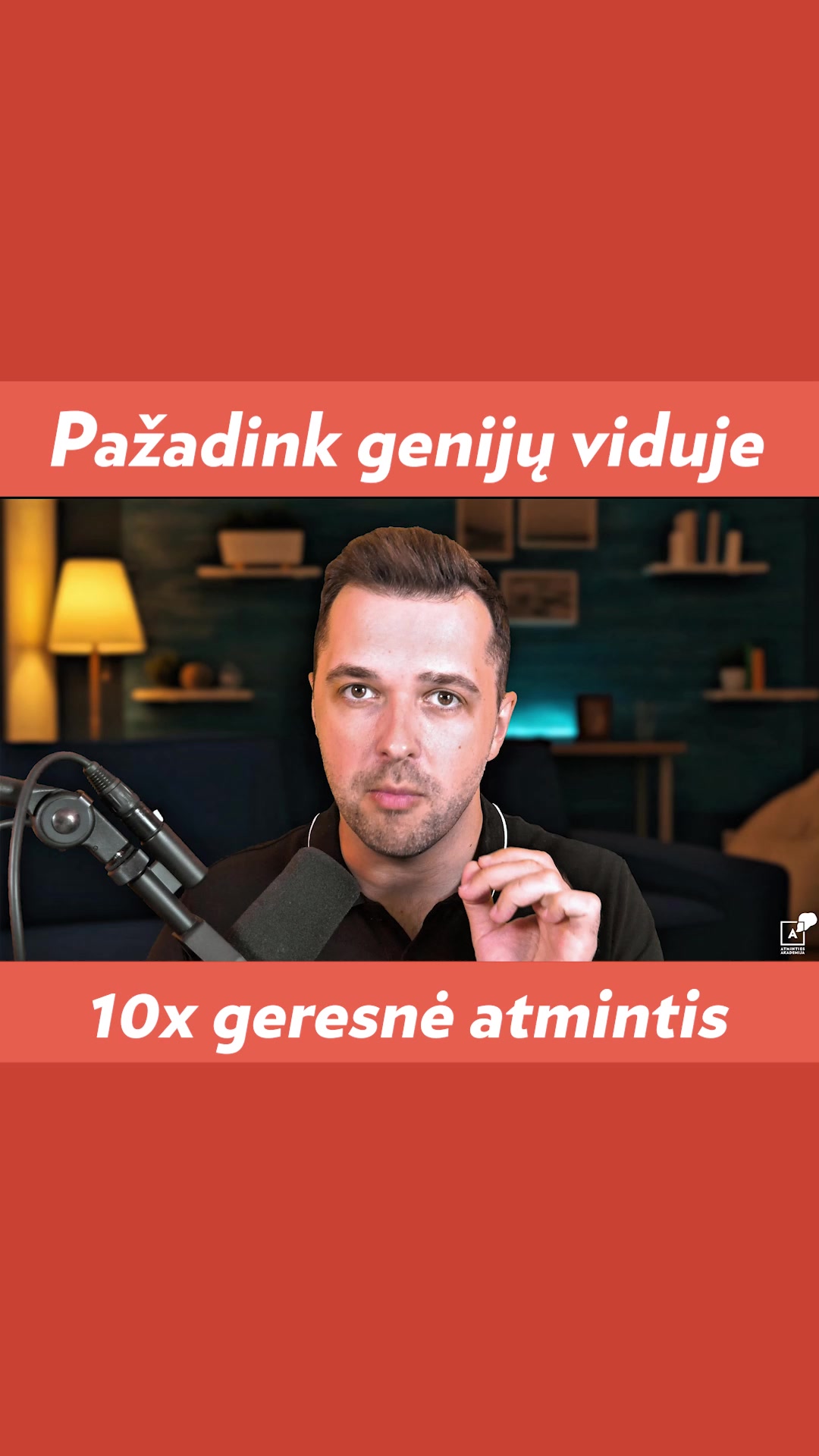 Atminties akademija Facebook ad from Sep 2, 2026