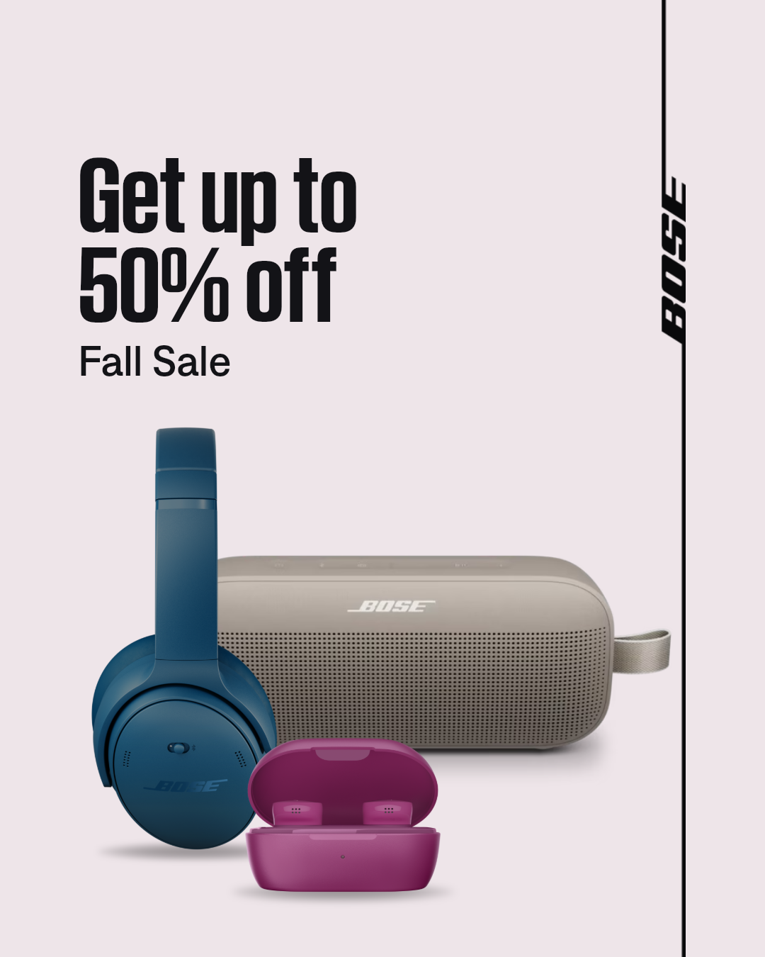 Bose Facebook ad: Fall Sale