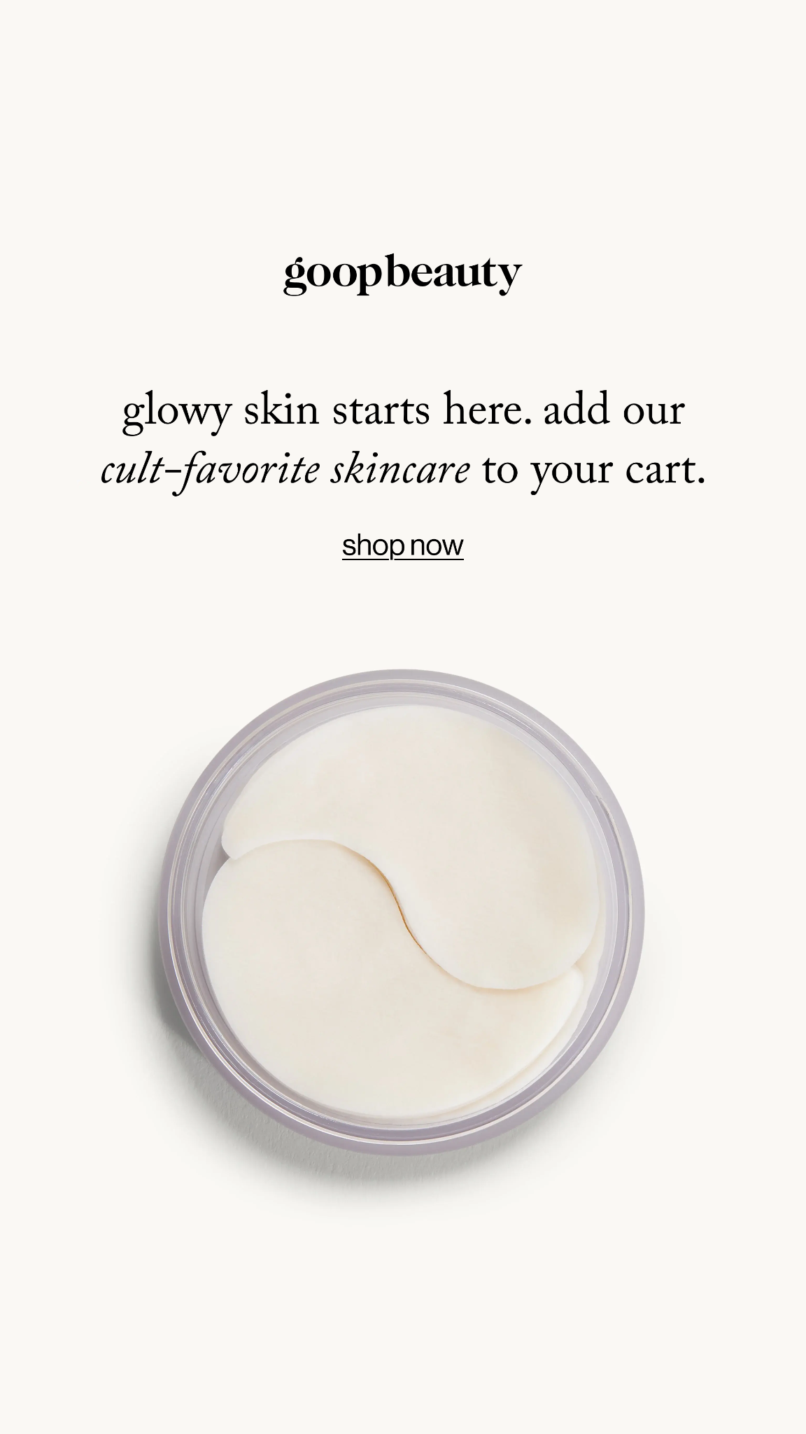 goop Facebook ad