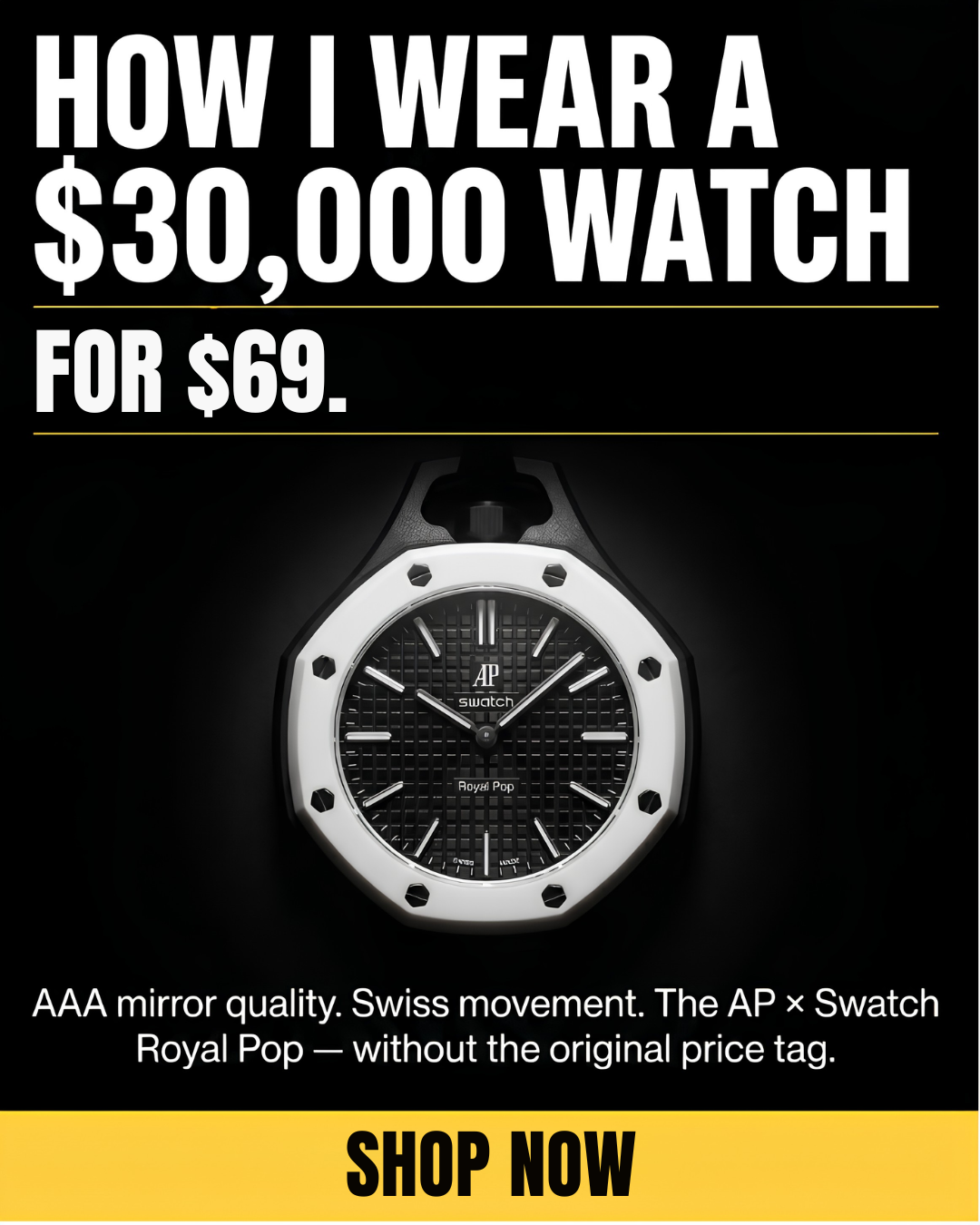 Beyond Ordinary Facebook ad: Shop The Drop. While Stock Lasts